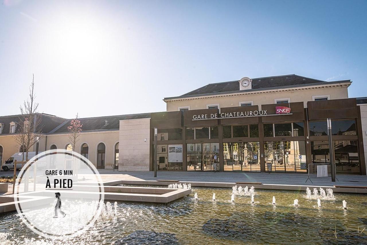 Le Vintage- Gare/Centre, Tout Equipe, Refait A Neuf, Climatisation Châteauroux エクステリア 写真