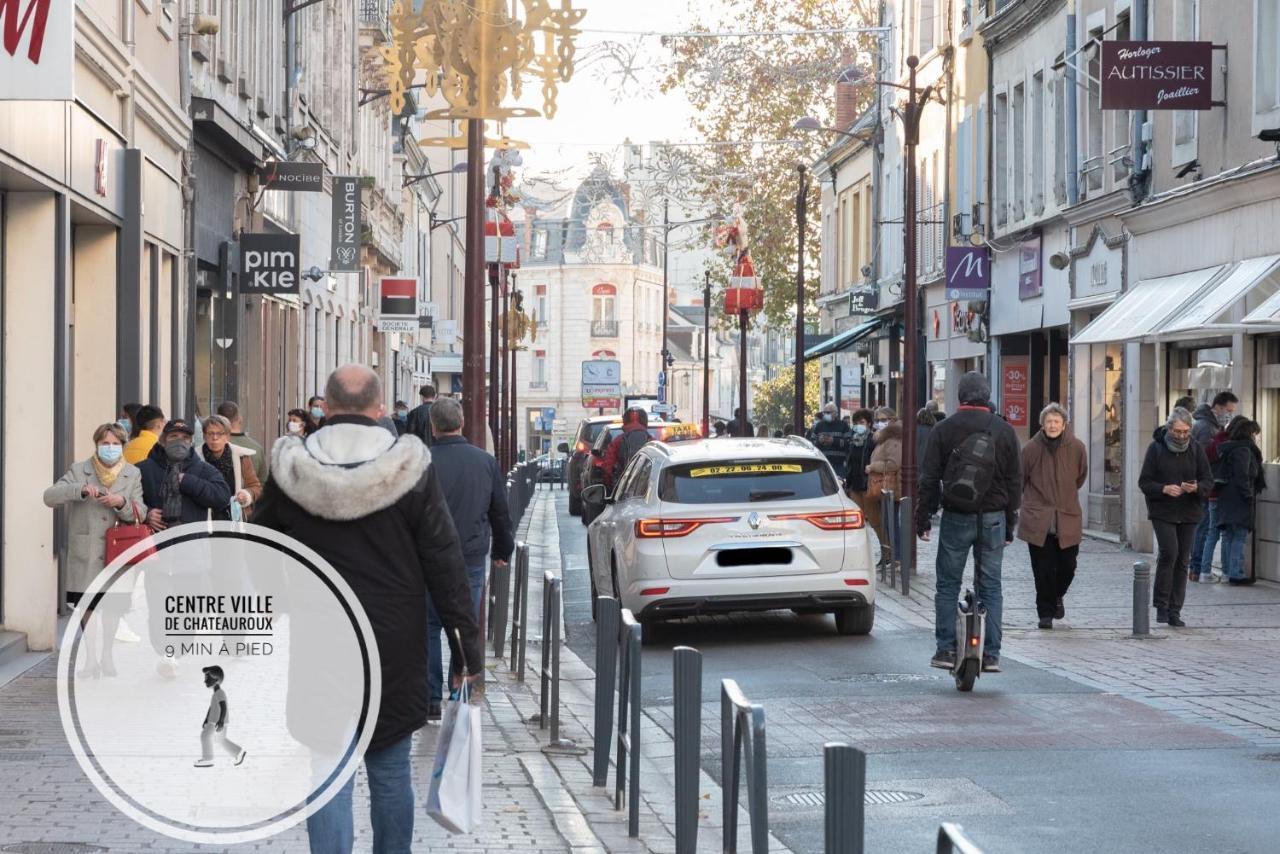 Le Vintage- Gare/Centre, Tout Equipe, Refait A Neuf, Climatisation Châteauroux エクステリア 写真